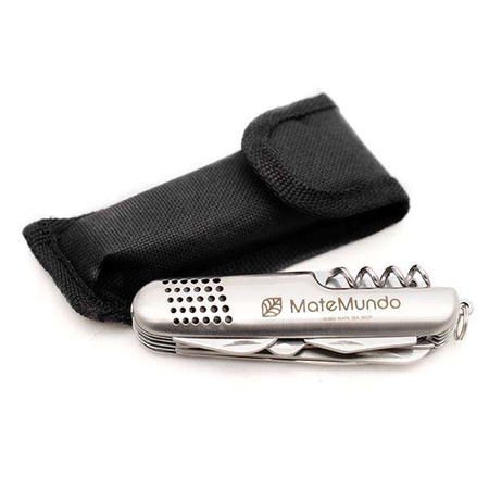 Navaja de bolsillo / abridor con logotipo MateMundo