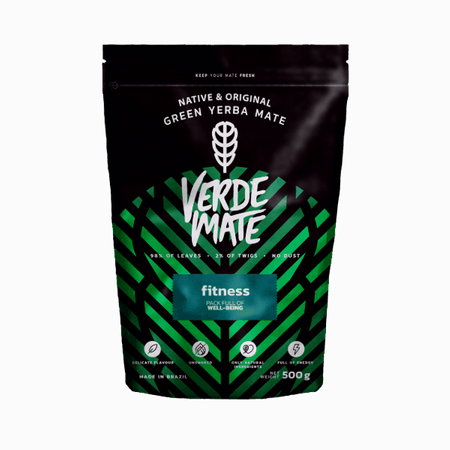 Verde Mate Green Fitness 0,5 kg 500 g – yerba mate brasileña con hierbas y frutas