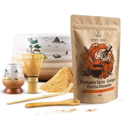 Set para preparar Orange Matcha