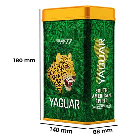 Yerbera – lata Yaguar Pera 0,5kg