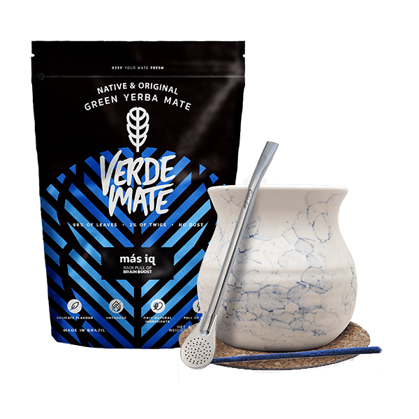 Juego Yerba Verde Mate Mas IQ 500g 0,5kg
