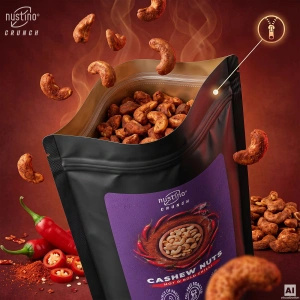 Nustino Crunch – Anacardos tostados – Hot & Bold Chilli 100 g