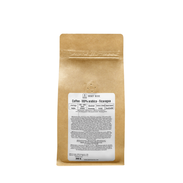 Mary Rose -  café arábica en grano Nicaragua Colibrí Azul speciality 200 g