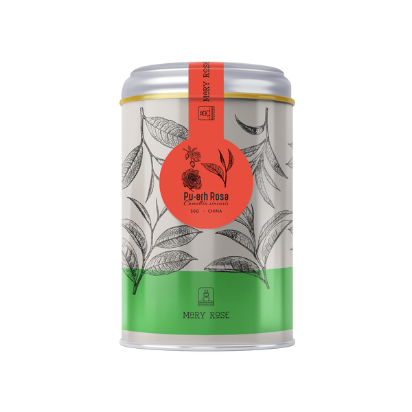 Mary Rose - Pu-erh Rosa té en lata - 50 g