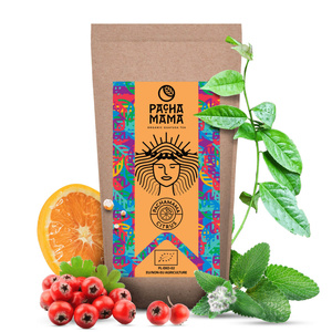 Set de Guayusa Pachamama Citrus 100g + Calabaza + Bombilla