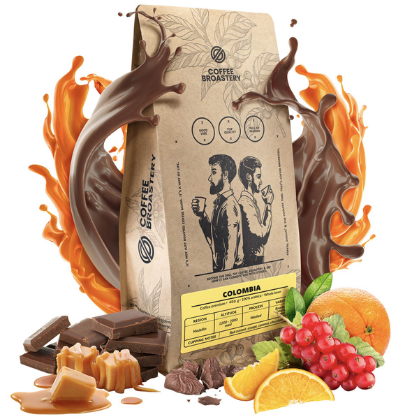 Bro Coffee Roastery - Café arábica en grano Colombia Medellin Premium 400 g
