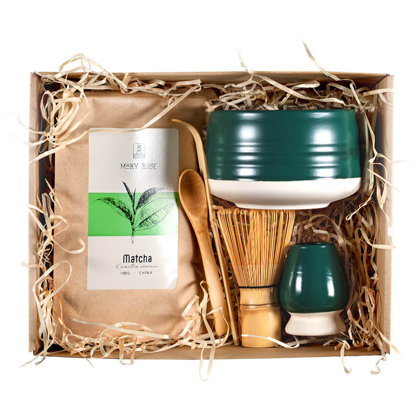 Set de regalo para preparar té matcha