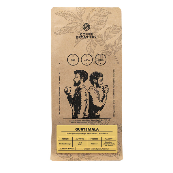 Bro Coffee Roastery - Café arábica en grano Guatemala Peña Roja Speciality 400 g