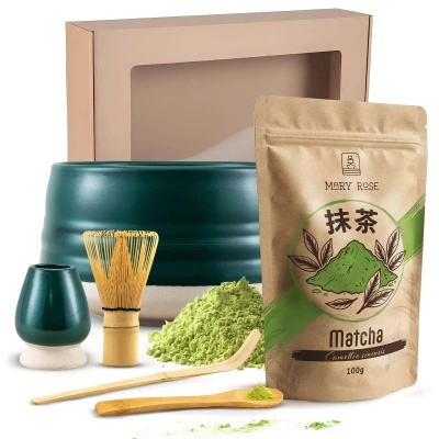 Set de regalo para preparar té matcha