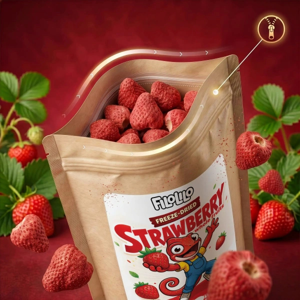 FiloLilo – Fresas liofilizadas (enteras) 20 g