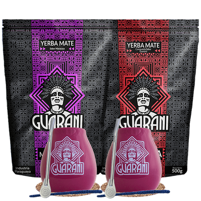 Yerba Mate Set para dos - Guarani Maracuya 500 g + Guarani Energia 500 g