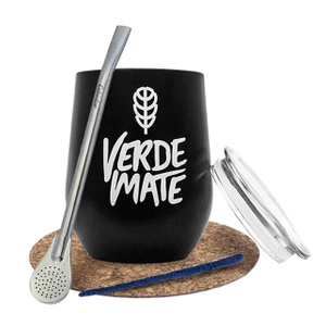 Set de Accesorios para Yerba Mate: taza térmica TermoLid + bombilla