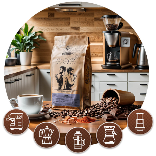 Bro Coffee Roastery - Café arábica en grano Cuba Sierra Maestra Speciality 400 g