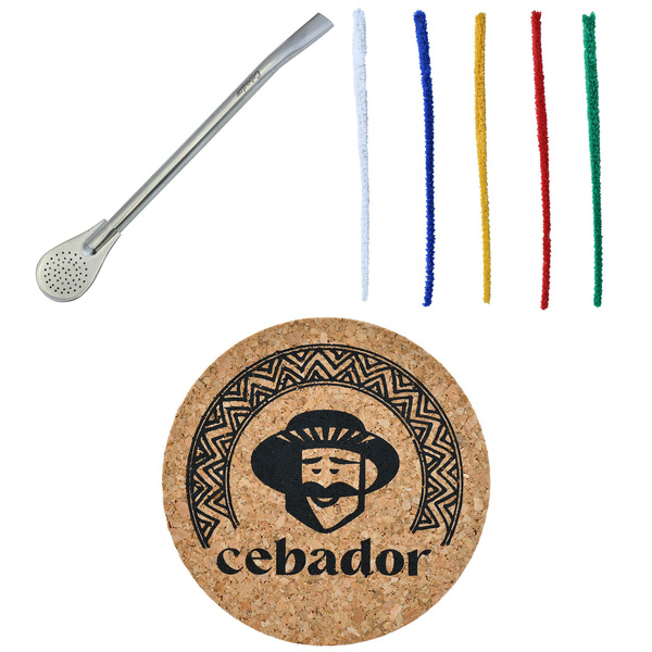 Verde Mate juego yerba mate cerámica calabaza bombilla