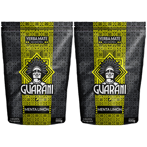 Yerba Mate Guarani Menta Limon 2x500g Miętowa 1kg