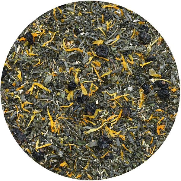Set para Piscis: té del zodíaco + piedra mágica