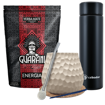 Set de Yerba Mate Guarani Energia Guarana 0,5kg 500g + accesorios
