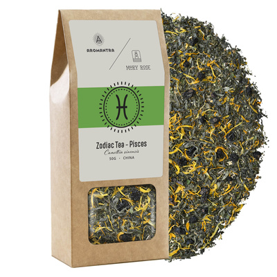 Aromantra x Mary Rose – Té del Zodíaco – Piscis (té verde) 50 g