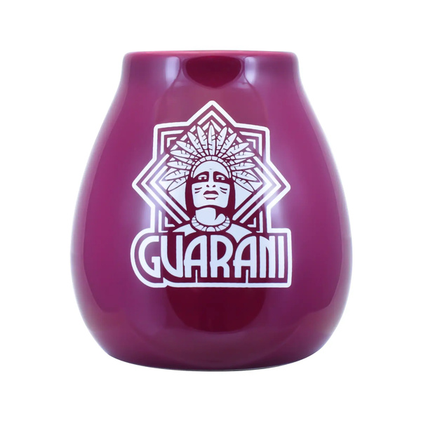 Calabaza de cerámica con logo de Guarani - 350 ml
