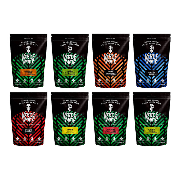 Set Yerba Verde Mate GREEN 8x500g 4kg
