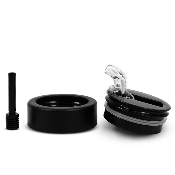 Yerbomos XL ALL IN ONE - 750 ml - Mate, termo y bombilla en uno (negro)