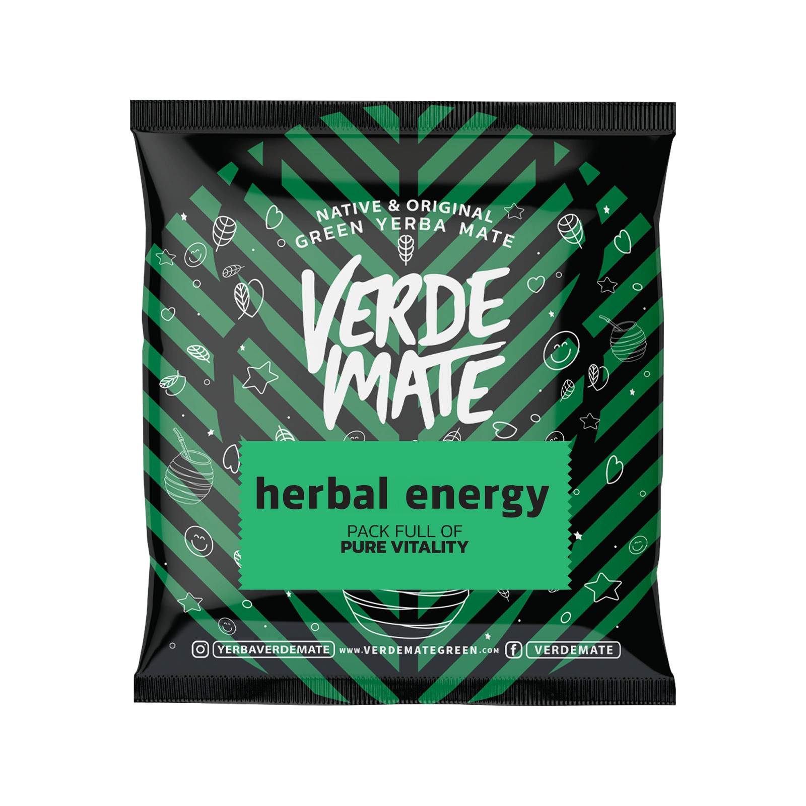 Verde Mate Green Herbal Energy - packaging