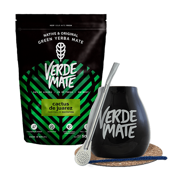 Yerba Mate Set Verde Mate Cactus 0,5kg