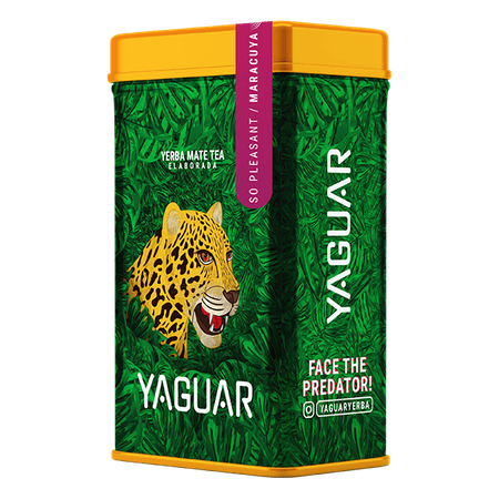 Yerbera – lata con Yaguar Maracuya 0,5 kg