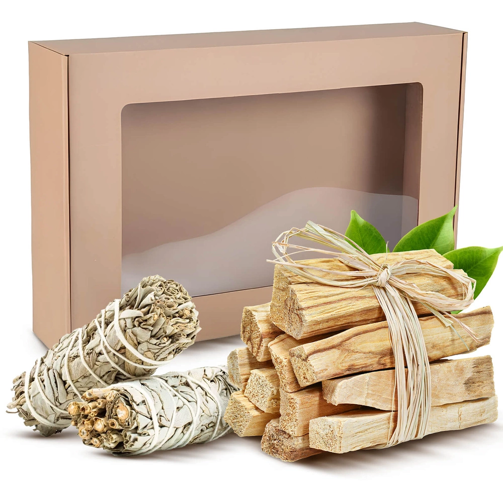 Tienda de Yerba Mate - Estuche de incienso Palo Santo + Salvia Blanca -  Sets \ Sets para parejas \ Sets con muestras de yerba mate Otro \ Invierno  Otro \ Incienso All Products