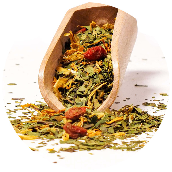 Juego de Yerba Verde Mate Energia 0,5kg + TermoColador