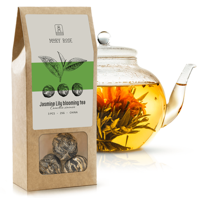 Mary Rose – Té floreciente Jasmine Lily (3 unidades)