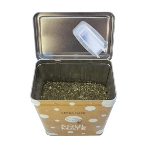 Yerbera – Lata metálica + Soul Mate Orgánica Guayusa 0,5 kg