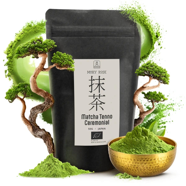 Mary Rose – Té verde Matcha Tenno japonés (BIO) Ceremonial 50 g