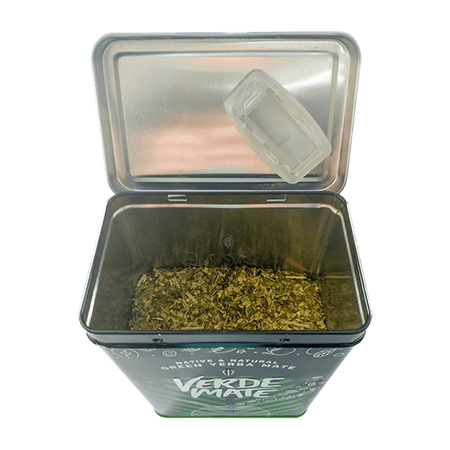 Yerbera – lata con Verde Mate Green Temperamento 0,5kg 