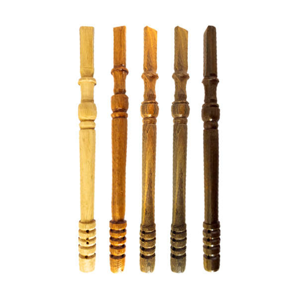 Bombilla de madera palo santo - 19 cm