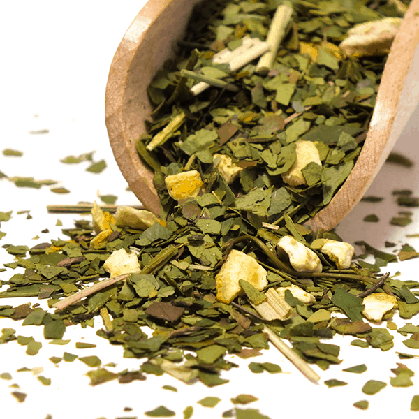 Yerbera – Lata metálica + Verde Mate Green Limón 0,5 kg