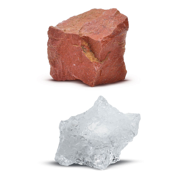 Conjunto de piedras naturales y cristales - esoterismo, yoga, meditación