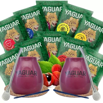 Set de degustación de yerba mate para dos 10x50g