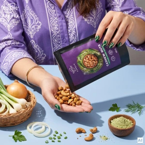 Nustino Crunch – Anacardos tostados – Spring Green Onion 100 g