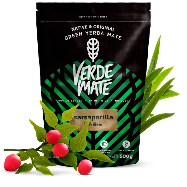 Set de regalo Yerba Mate Verde Mate Sarsaparilla 0,5kg