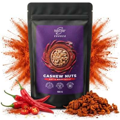 Nustino Crunch – Anacardos tostados – Hot & Bold Chilli 100 g