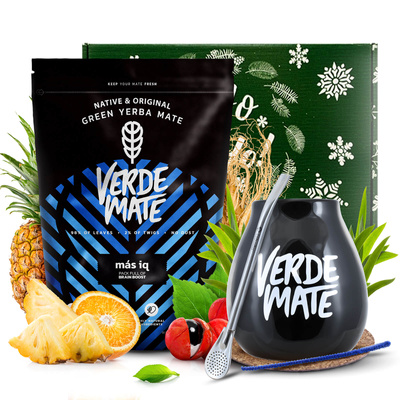 Set de regalo de Yerba Mate Verde Mate Mas IQ 0,5kg