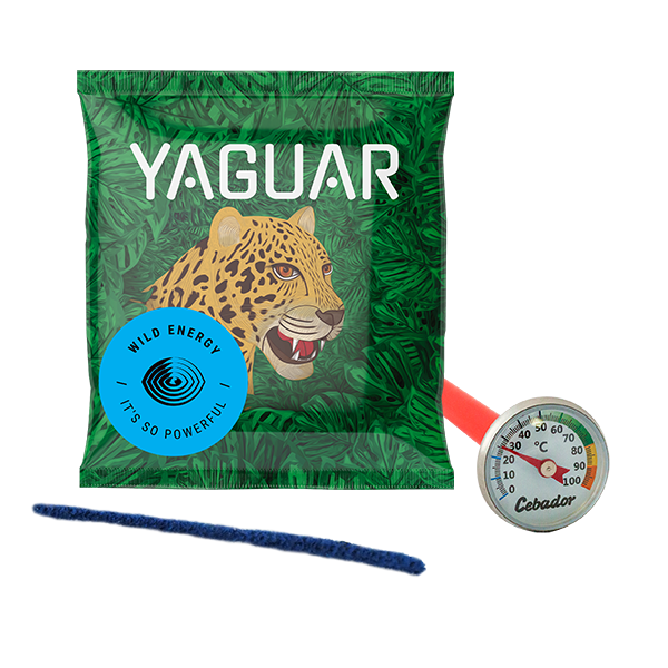 Termometro + Muestra de Yerba Mate 50 g + Limpiador