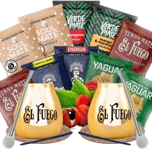 Yerba Mate Starter Kit para Dos 10x50g 500g