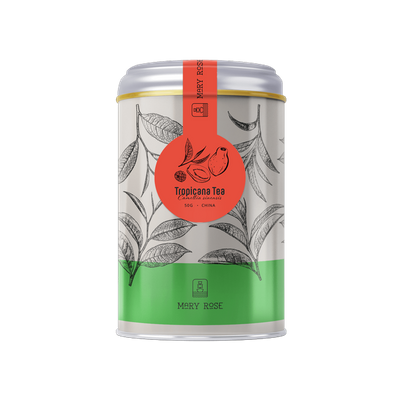 Mary Rose - Pu-erh Rosa té en lata - 50 g