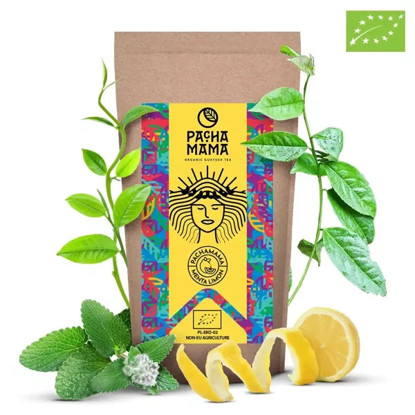 Guayusa Pachamama Menta Limón – orgánica – 100g