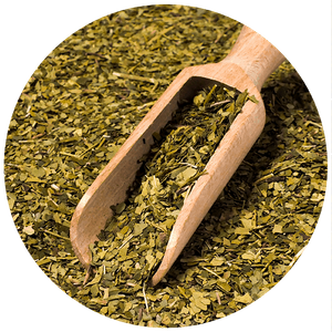 Yerbera – Lata metálica + Verde Mate Green Despalada 0,5 kg