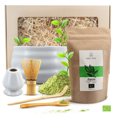 Set de regalo para preparar té matcha