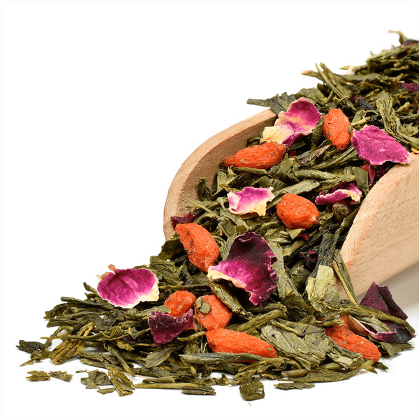 Set de regalo – cesta de regalo: té + dulces + accesorios