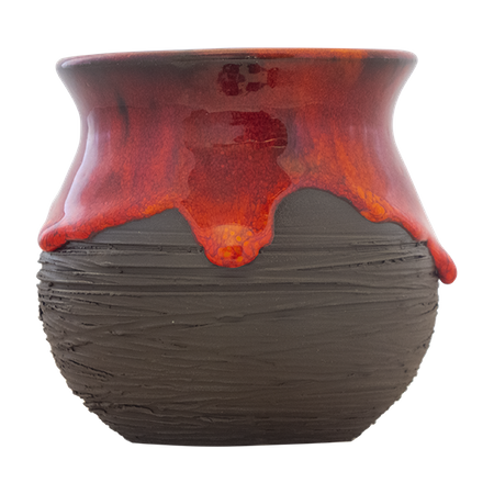 Calabaza de cerámica BARRICA rojo